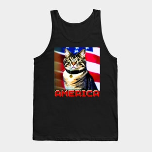 Cat America Tank Top